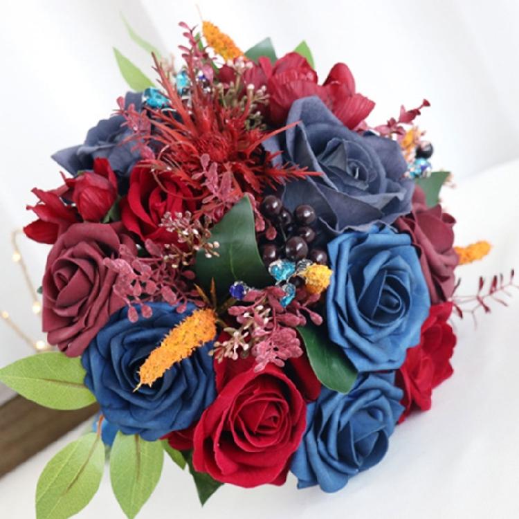 Artificial Flower Arrangements Artificial Flower Bouquets for Ceremony, Wedding Party Decorations, Table Centerpieces