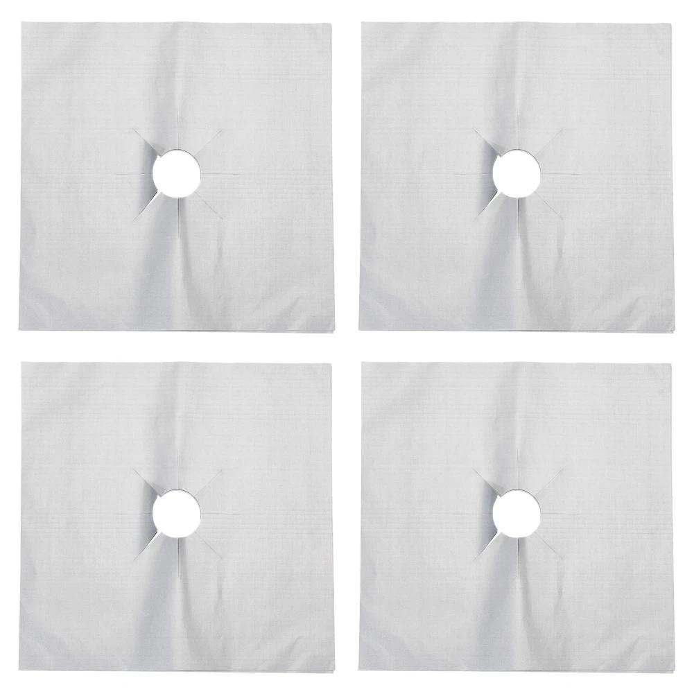 1-8 PCS Stove Protector Cover Gas Stove Protector Burner Cover Foil Stovetop Mat Pad Clean Liner For Kitchen Cookware Reusable