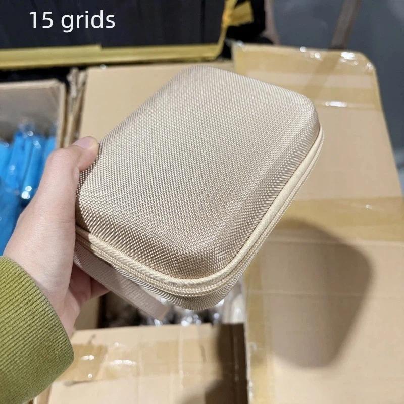 3Ml/10Ml Insulin Vial Storage Case 9/10/15/30 Slots Dust-Proof Insulin Vial Protector Wear-Resistant Shockproof