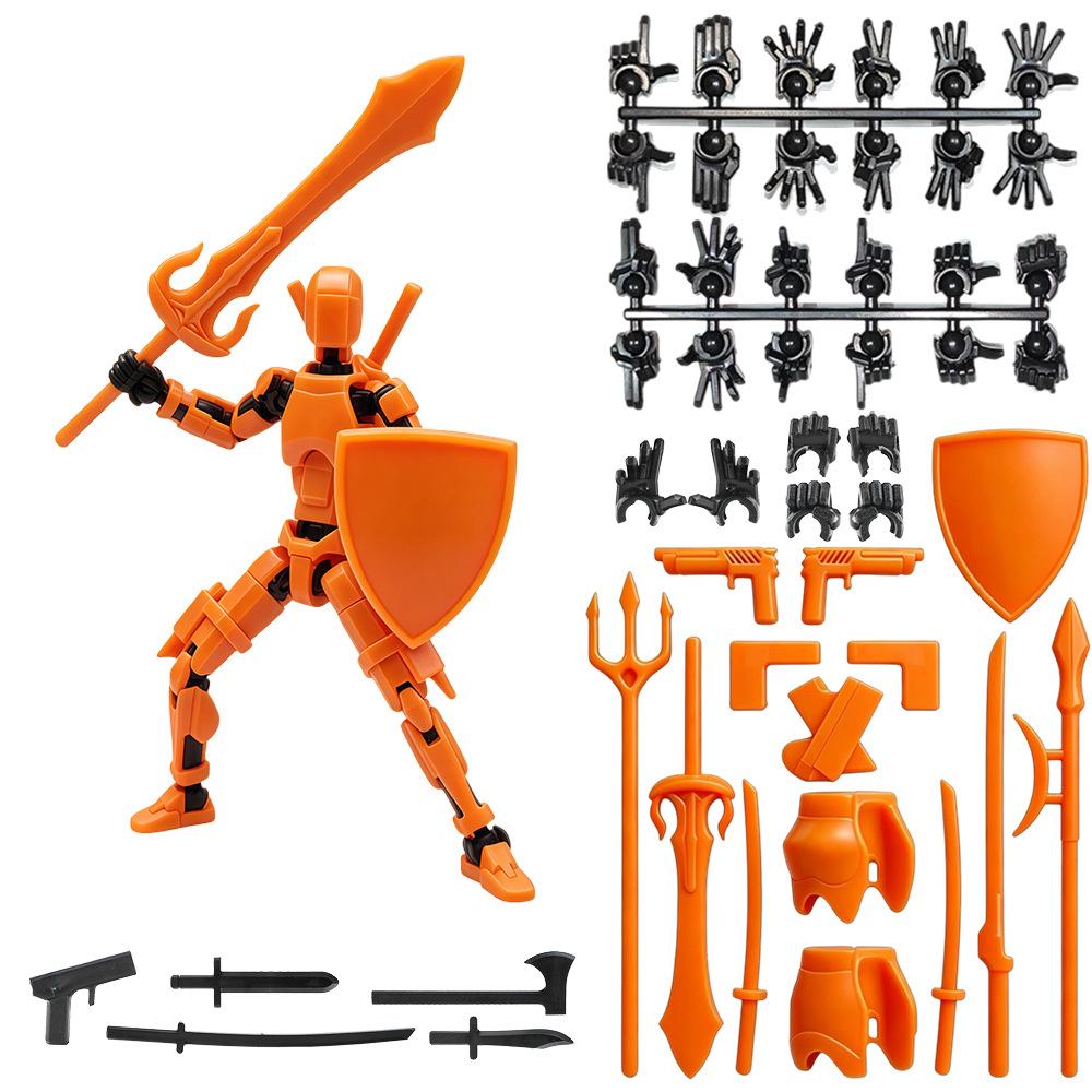 Newest!!! Magnetic Attraction 3D Printed Dummy T13 DIY Multi-jointed Man and Woman Lucky Doll  Movable Shapeshift Robot Toys