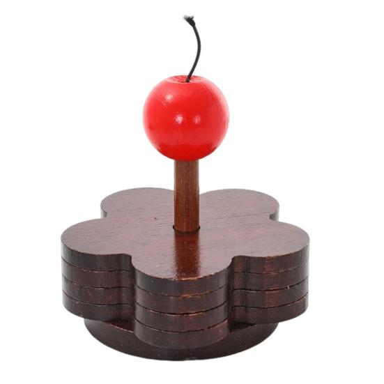 Four-leaf Clover Shape Coaster Heat-Resistant Anti-scalding Placemat Natural Dining Table Mats for Hot Pots