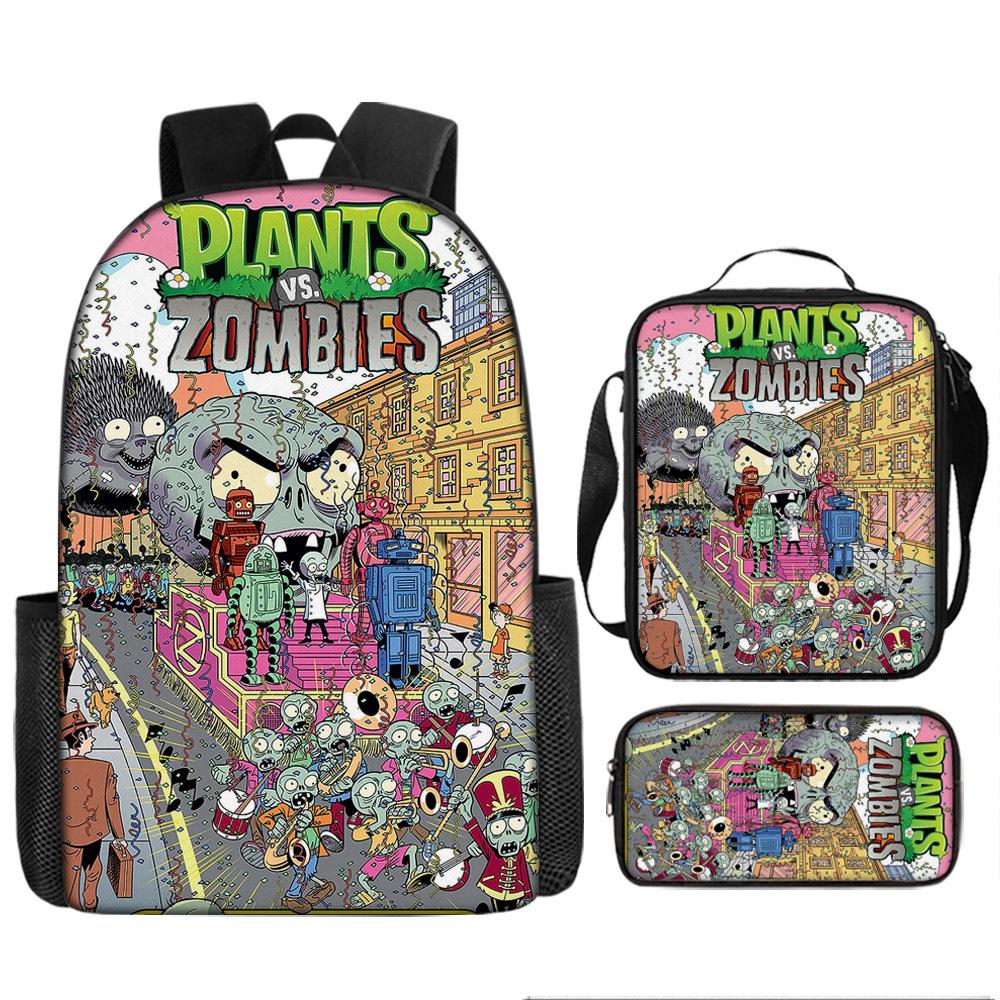 

Растения против. Зомби Растения против. Рюкзаки Зомби Детские Мужские и Женские Pencil case