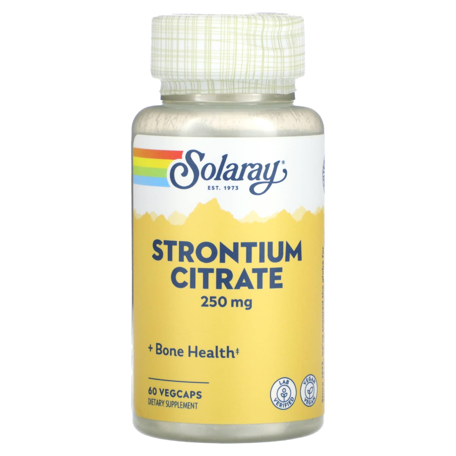 

Strontium Citrate, 250Mg, 60 Veggie Caps