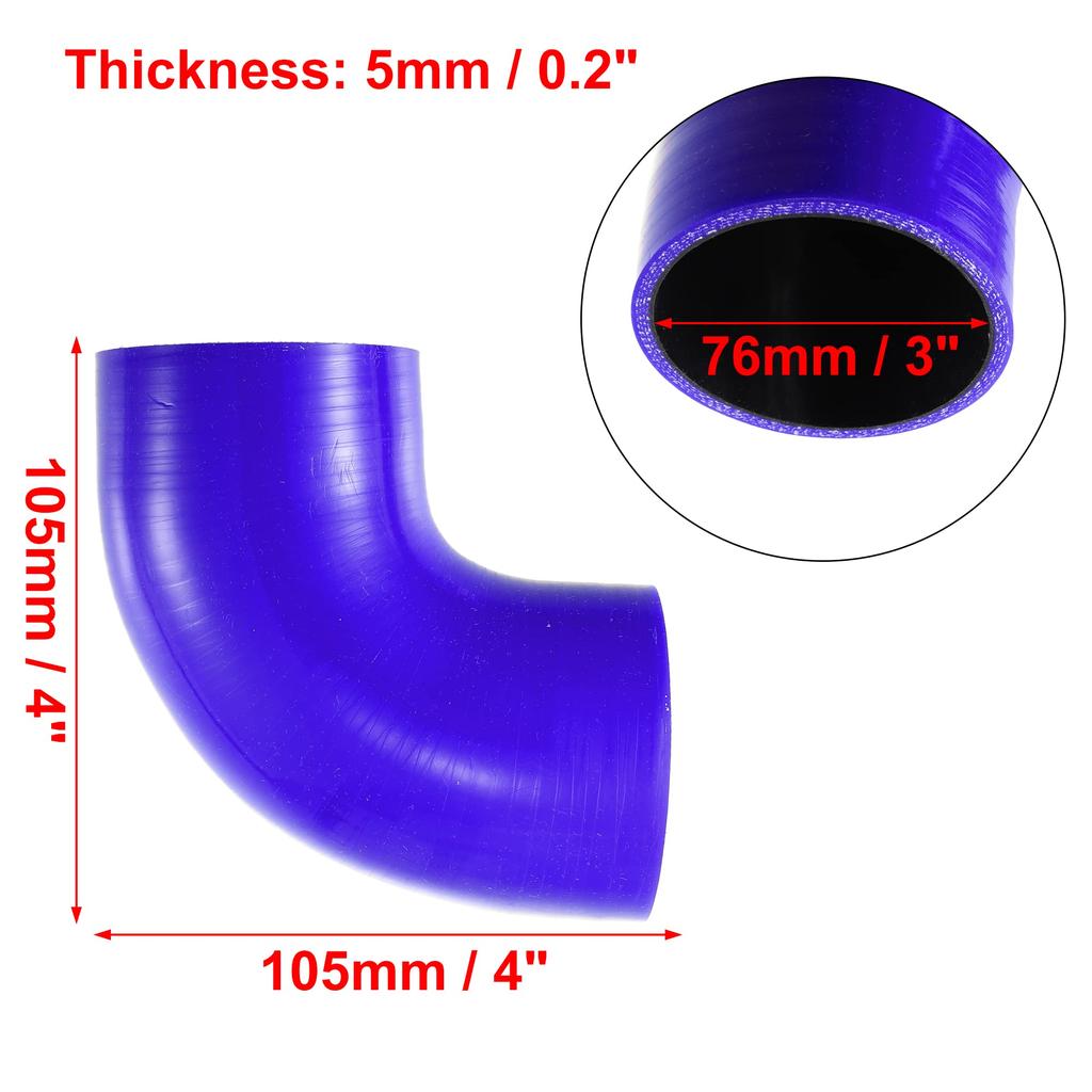 uxcell Silicone Hose, Air , Air Hose, Intake Hose, Silicone Pipe, Radiator Hose, Inner