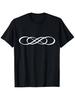 Soft and Stylish T-shirt with a Unique Double Infinity Symbol Design - the Perfect Casual Gift for Men