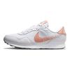 MD Valiant Tejido Cómodo Cuero Amortiguación Antideslizante Resistente al Desgaste Caña Baja Casual Zapatillas de Running para Mujer Blanco Rosa DM1273-100