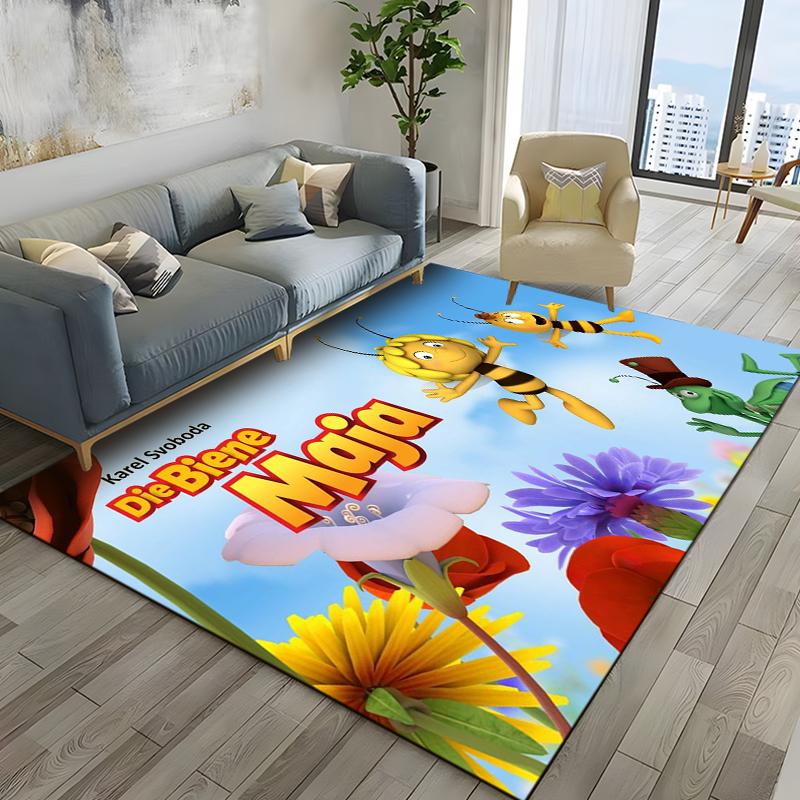 15 Sizes Bee M-Maya Rugs for Living Room Bedroom Dining Kitchen Office Bathroom Non-Slip Large Decor Carpet Alfombra Rugs