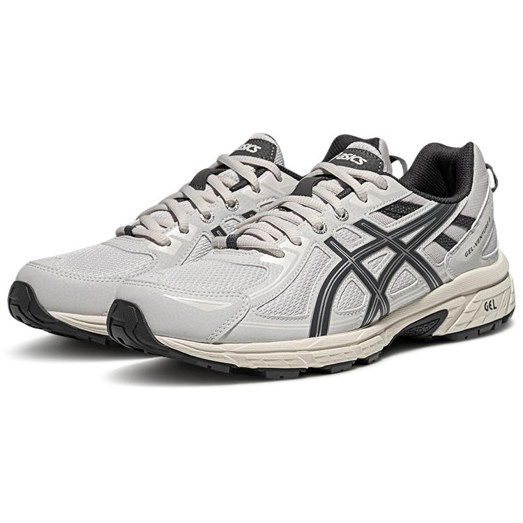 Asics Gel-Venture 6 Fashion Versatile Low-Top Running Shoes Men sneaker Gray White 1011B550-022