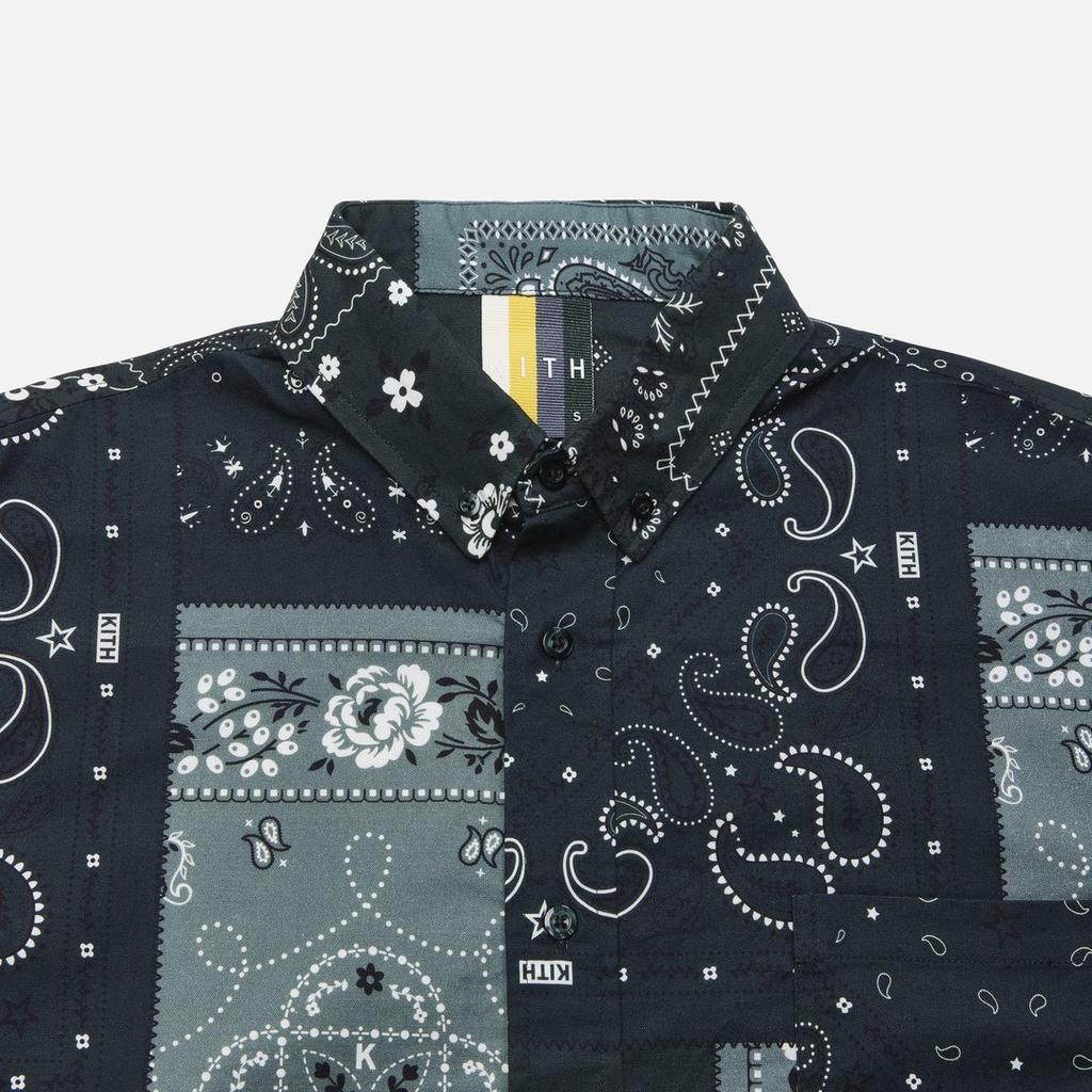 Kith Ludlow Buttondown Stadium Unisex Tops Green KH030044-302