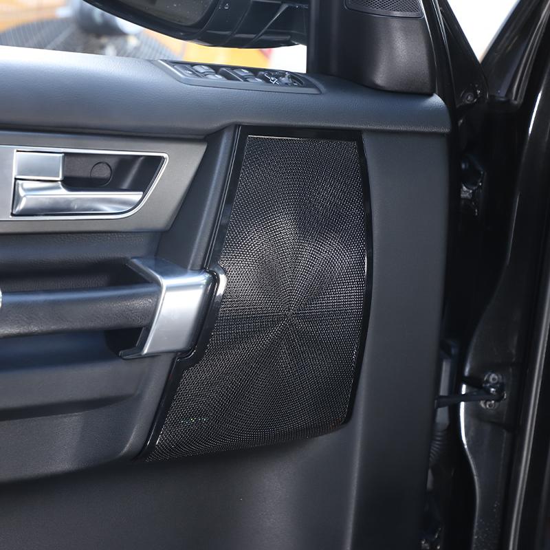Stainless Steel Car Audio Speaker Door Loudspeaker Cover Trim For Land Rover Discovery 4 LR4 2010-2016 Interior Accessories