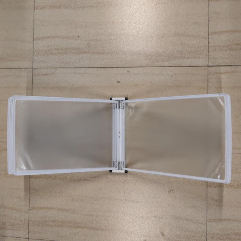 A4 Wandmontierter Klapp-Aktenordner, 5-seitiger SOP-Displayständer