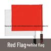 Schiedsrichter-Signalflaggen: Start, Seitenlinie, Hand, Befehl, Logo