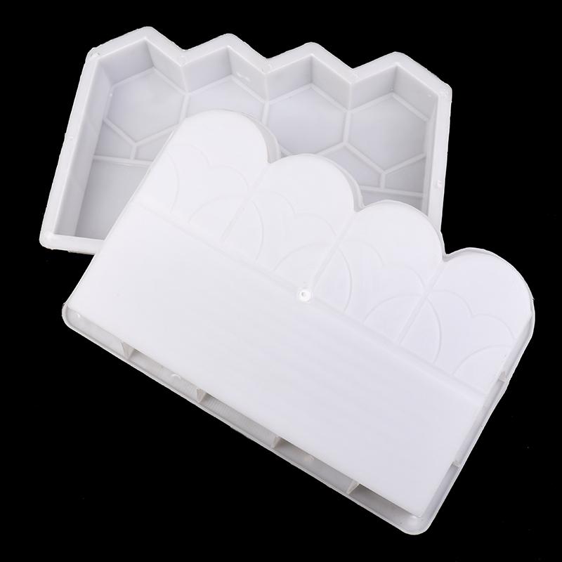 Zahradní obrubník Plot Betonové formy Opakovaně použitelné DIY Zahradní cihlová forma na jezírko Dvůr Terasa Zahradní dekorace