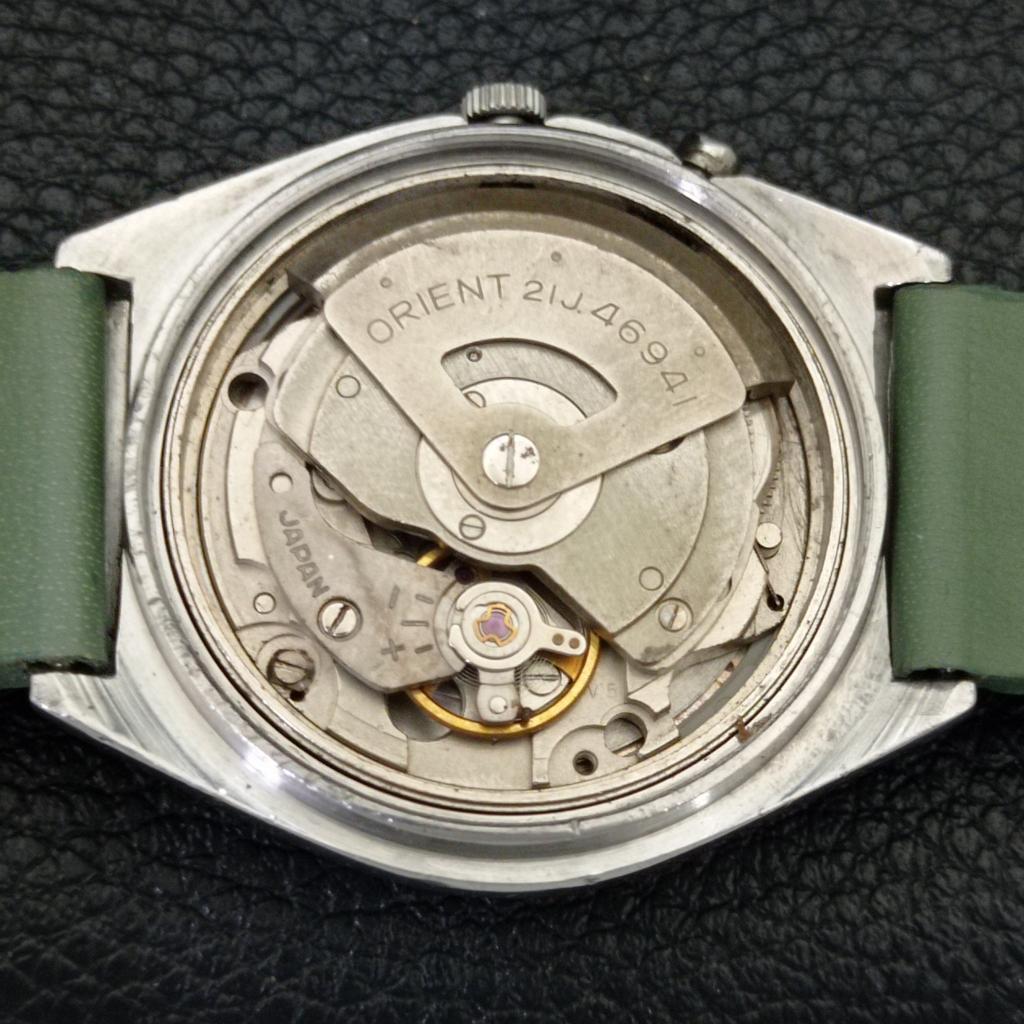 VINTAGE ORIENT AUTOMATIC 46941 JAPAN MENS WHITE COLOR DIAL WATCH a700664-5 R204-a700664