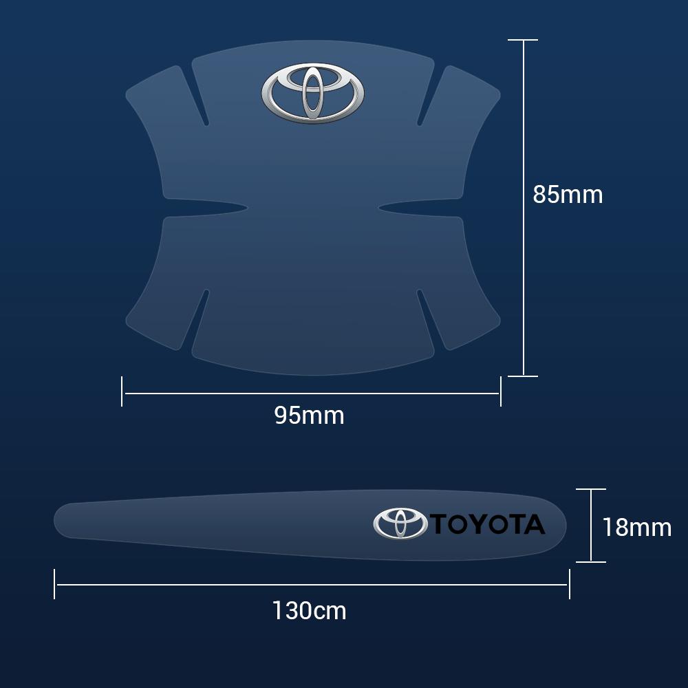 Car Sticker Transparent Car Door Handle Bowl Scratches Protector Decal for Toyota 4runner Harrier Venza Yaris Cross Auris Crown