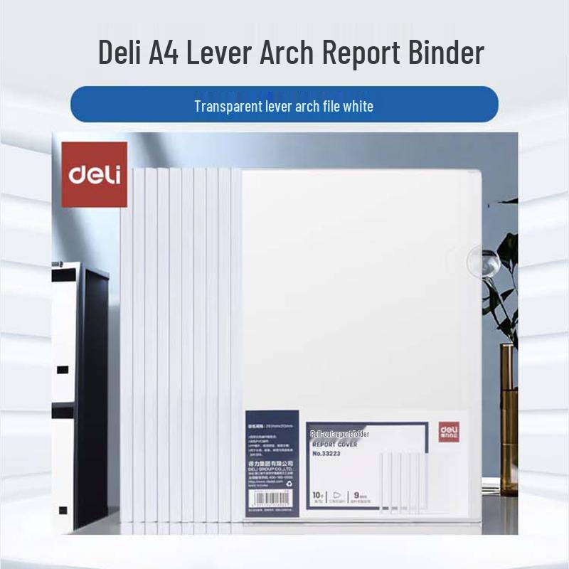 Deli A4 Transparent Pull-Rod Report File 16100₽