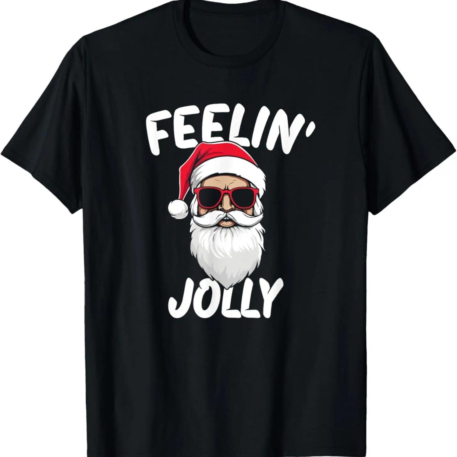

Feelin Jolly Christmas T-Shirt S чёрный