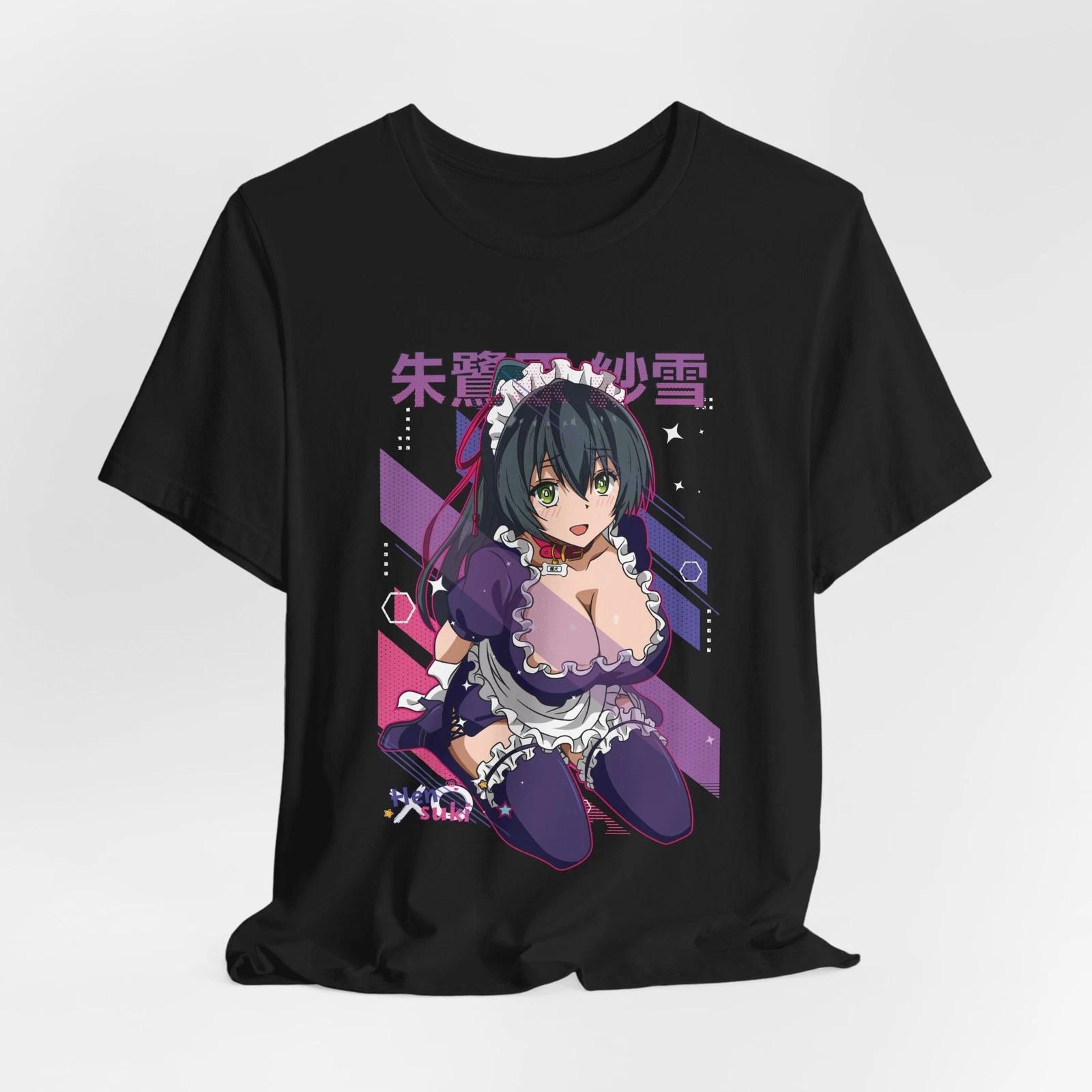 Custom Sayuki Tokihara Anime Maid Girl Graphic T-Shirt | Cute Character Tee S
