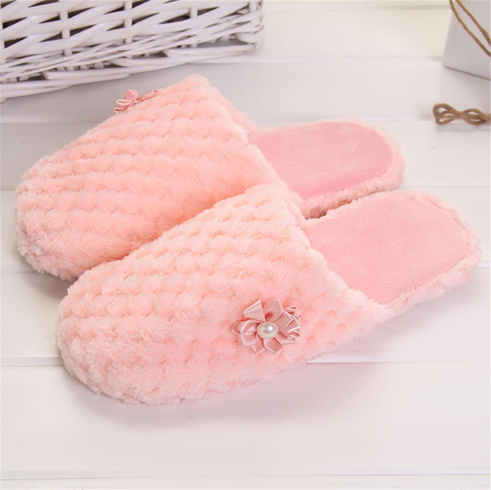 Модные однотонные хлопковые тапочки, зимние домашние хлопковые тапочки для пары 37 оранжевый