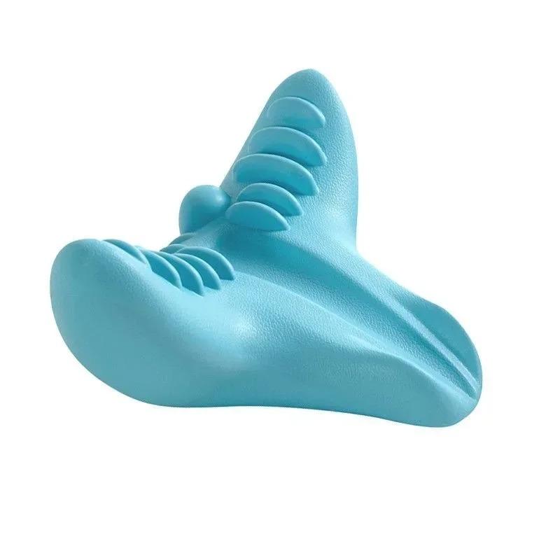 

Расслабитель для шеи и плеч, Устройство для шейной тракции Акупрессура Поддержка шеи, плеч и спины Массажная подушка, Растяжка для шеи Массаж