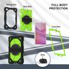 For Lenovo Tab One 8.7 K9 TB-305FU TBX305XU 2025 360 Rotating Hybrid Cover with Shoulder Strap PC-Silicone Heavy Duty Stand Case