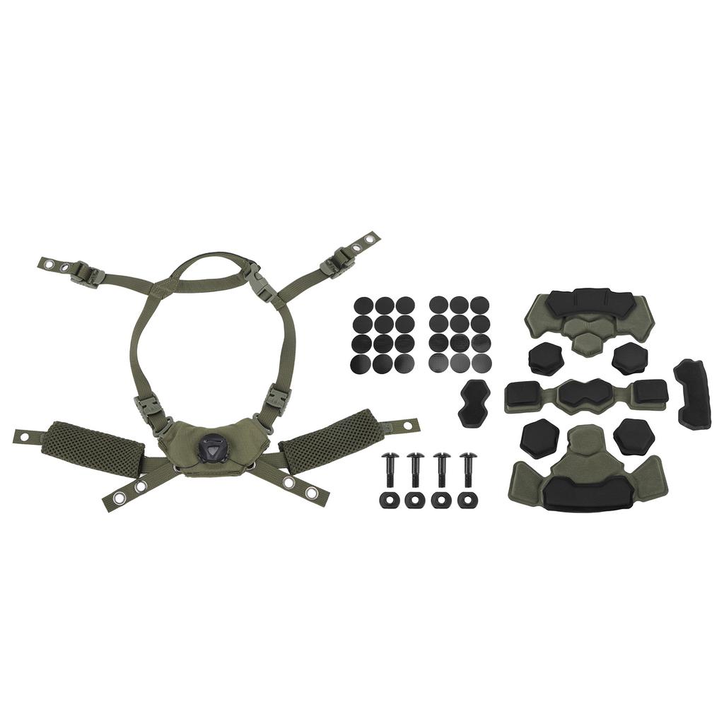 Helmet Liner System Internal Sponge Pad Adjustable Helmet Dial Suspension System Chin Strap for Fast for MICH for Wendy