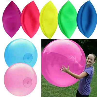 1PC Bubble Ball for Summer Vocation On Beach Kids Children Outdoor Soft Air Water Filled Bubble Ball Blow Up Balloon Accessories