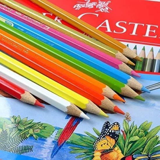 Barevné 36 Červené Plechovky FC115937ffa Tužky Faber-Castell, Akvarelové, Barvy, [Použité]