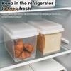 Bread Storage Box 3.4L Capacity Airtight Bread Container for Kitchen Counter Large Sandwich Holder BPA-Free Bread Keeper with Airtight Lid Stackable