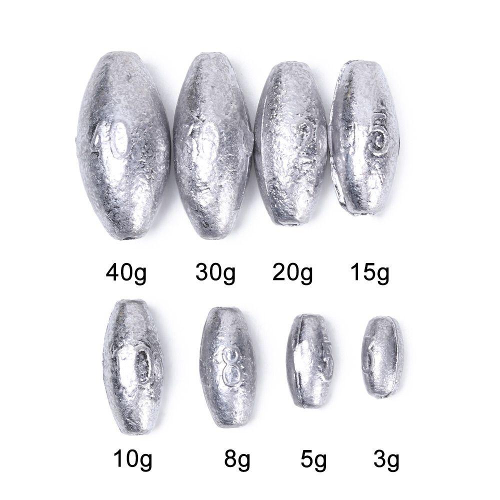Runder Schuss Sinker Fall von Blei Olive geformt Steckverbinder mit Haken Runder Schuss Sinker Fall von Blei Olive geformt Steckverbinder mit Haken