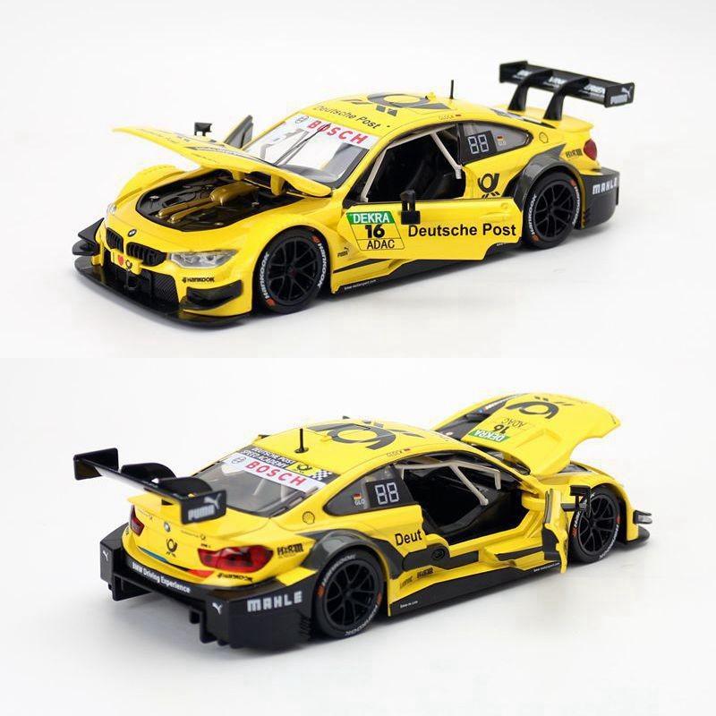 Car Model Alloy Bmw Dtm M4 Race Car With Sound Light For Kids