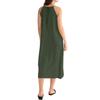 Women's Fashion Sleeveless Round Neck Straps Cotton Linen Dresses