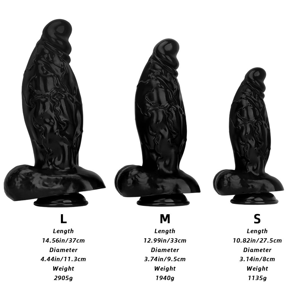 Soft PVC Dragon Head Dildo Anal Plug Big Fisting Butt Dilator Strap On Sex Toy for Adults