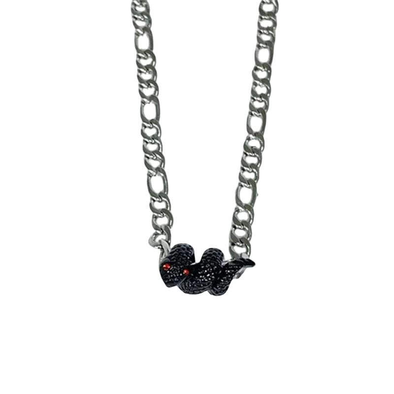 

Stylish Snake Pendant Necklace Fashion Statement Necklace Celebration Jewelry Snake Necklace Perfect for Parties Daily