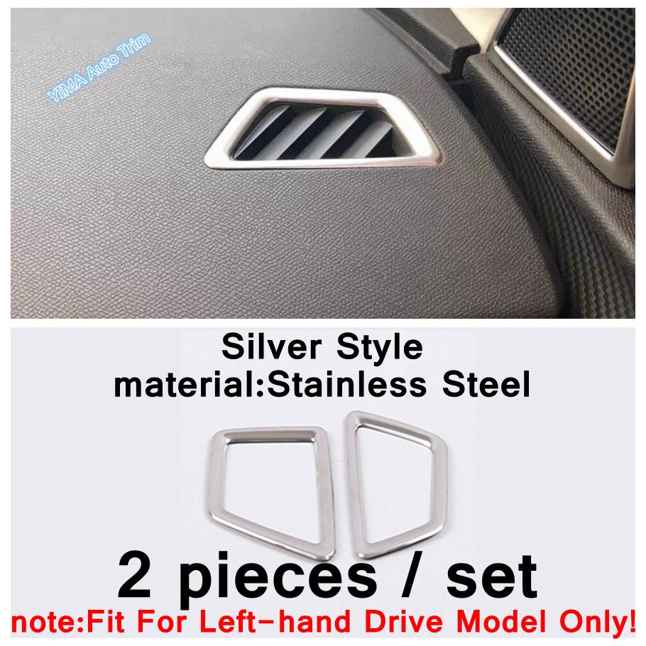 Silver Interior Fit For Peugeot 3008 5008 GT 2017 - Glove & Gear Shift Box Sequ / AC Vent / Door Handle Bowl Cover Trim