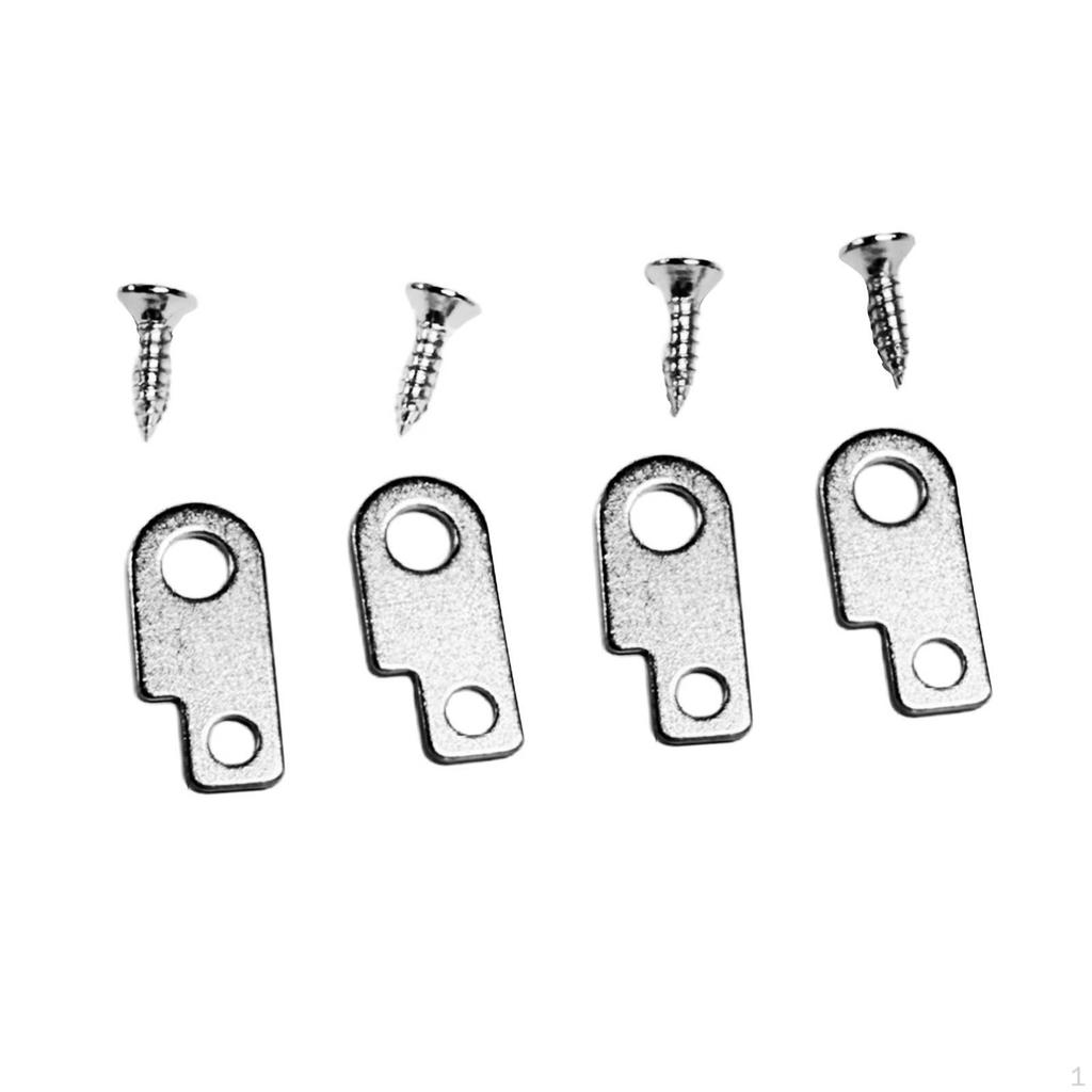 Electric Guitar Effects Pedal Mounting Accessories Convenient Easy Installation Making 4 Brackets