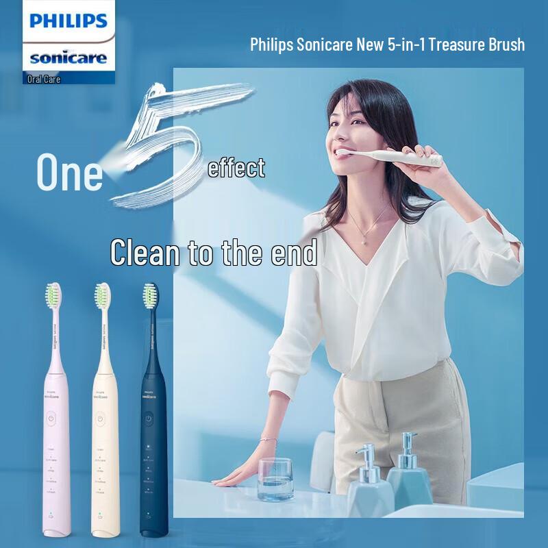 

Электрическая зубная щетка Philips Sonic с 5 режимами, штепсель CN (адаптер в комплекте)