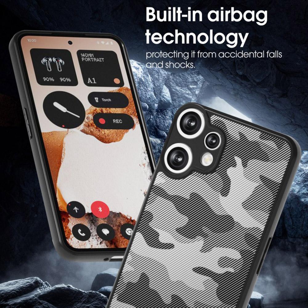 IBMRS For Nothing CMF Phone 2 Pro Case Soft TPU Frame Hard PC Back Anti-Fall Phone Cover
