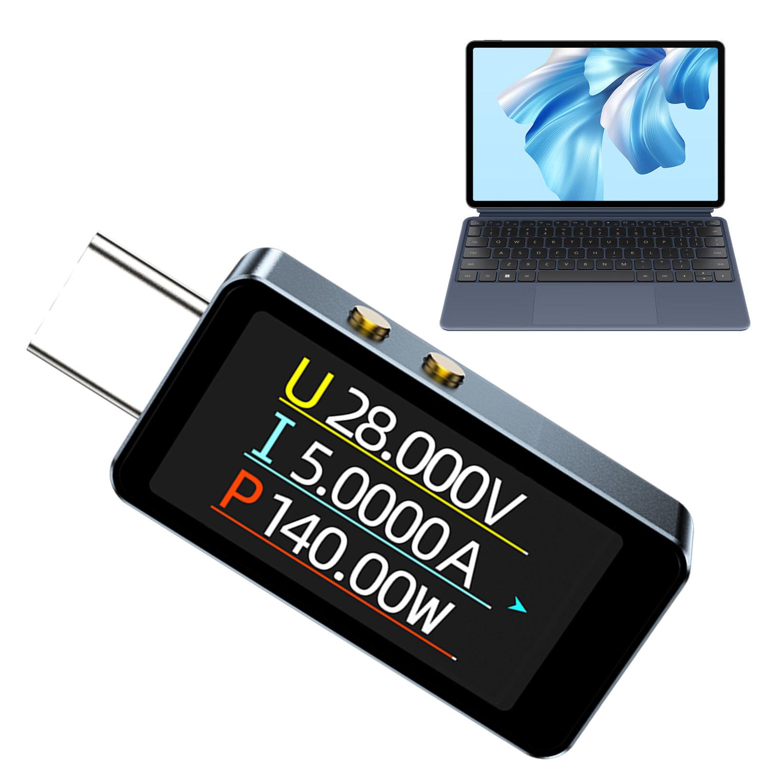

Цифровий вимірювач напруги та струму USB типу C Тестер PD3.1 для виявлення зарядки телефону та комп’ютера