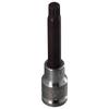 S2 Steel Triple Square Bit M10 Spline Bit Socket with Ratchet Wrench Industrial Use