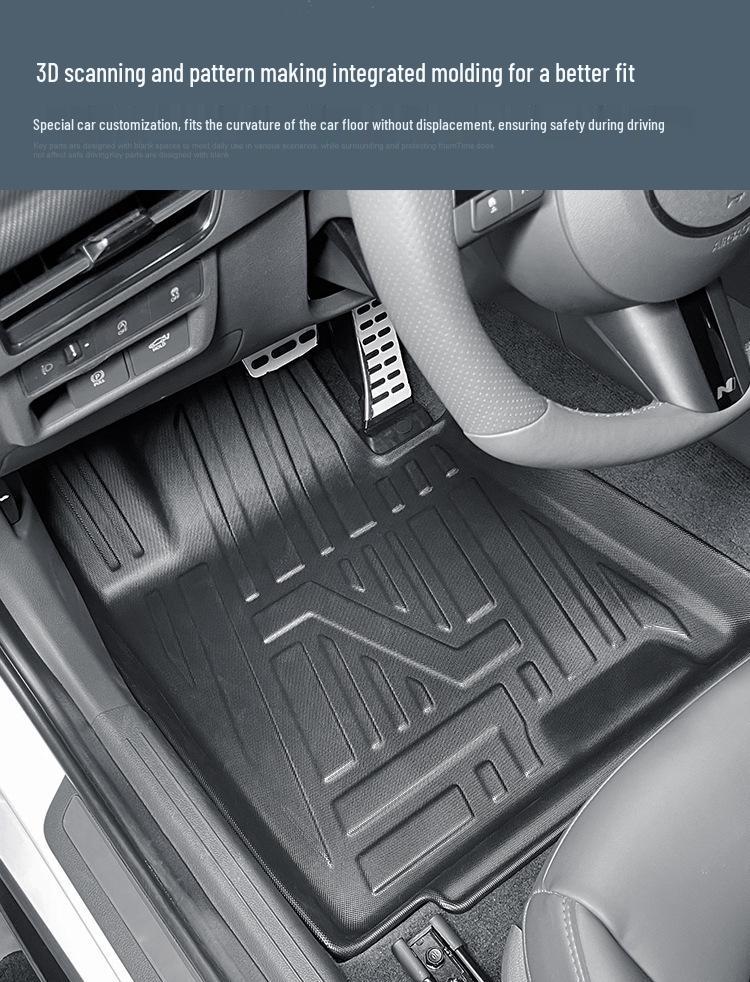 Eco-Friendly TPE Floor & Trunk Mats for 2024 Sonata 11th Gen