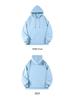 2025 Unisex Solid Color Hooded Sweatshirt - Comfortable Loose Drop Shoulder Style