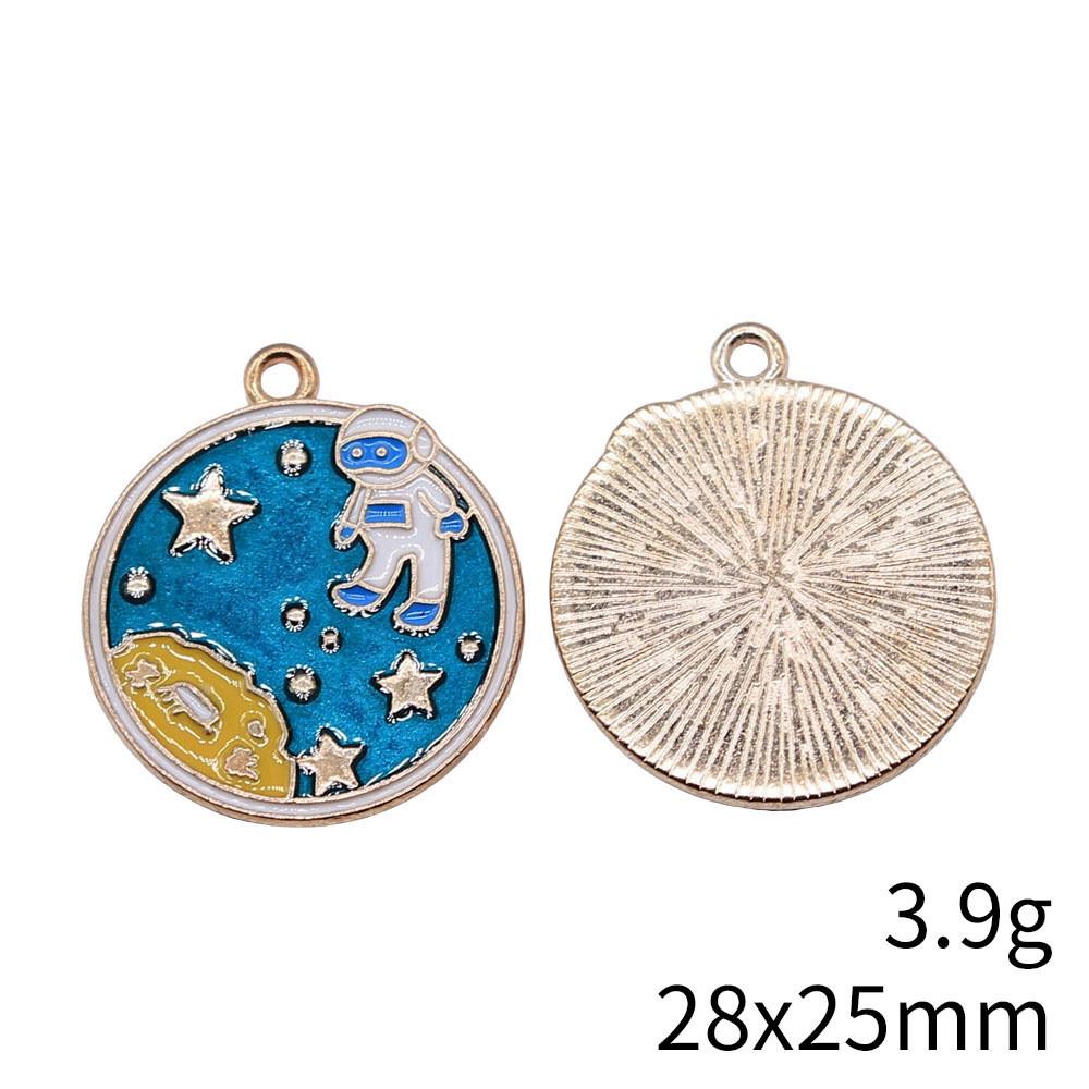 Mother's Day Charms For Nails Pentagram Moon Enamel Charms Pendant Art Supplies Pendant Accessories