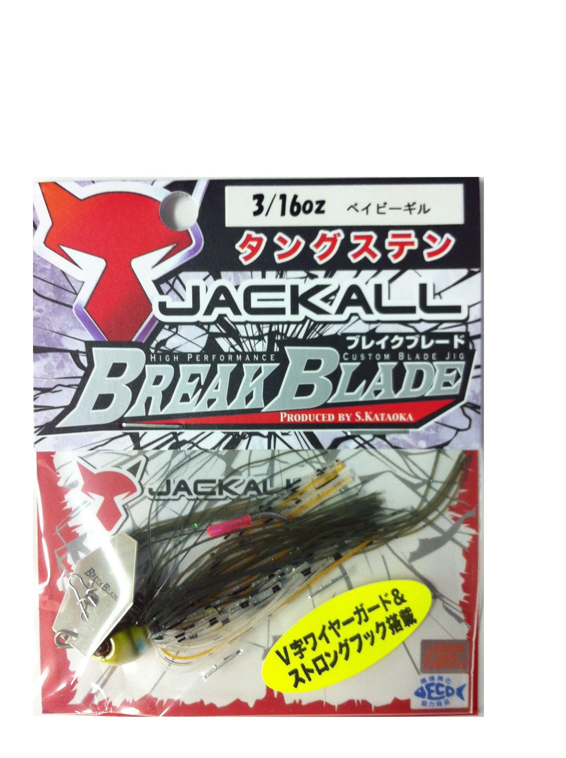 JACKALL Rubber Jig Break Blade Baby Gill 3/8oz