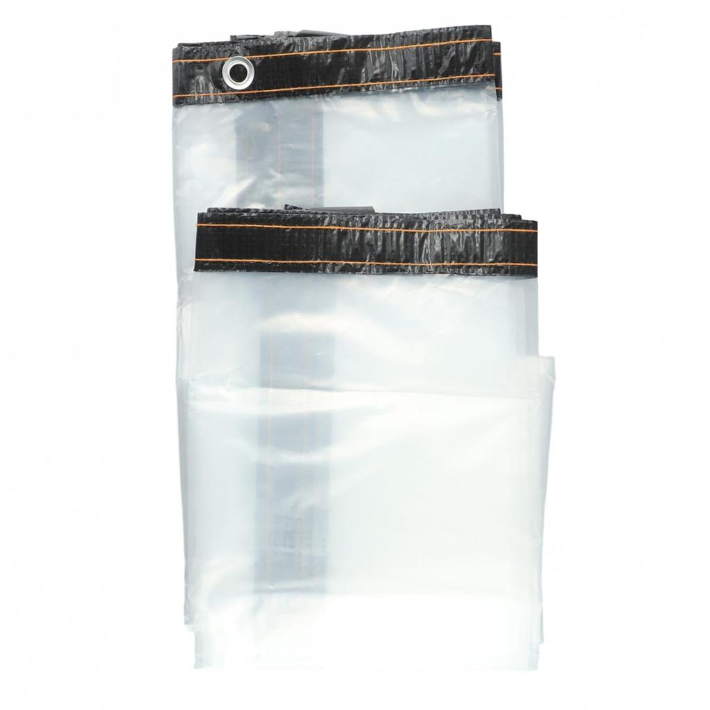 Heavy Duty Transparent Tent Rainproof Transparent Tarpaulin With Grommets