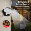 Solar magnetic monitoring light LED anti-theft wireless simulation human body induction camera wall lamp lighting street lamp