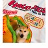Unisex Retro Hot Dog Print Cotton T-Shirt - Plus Size, Trendy Loose Fit