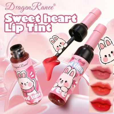 Rotweinflasche Lip Glaze Dye Lip Liquid Water Zarte Antihaft-Tasse Feuchtigkeitsspendender matter Lipgloss Lippenstift Liquid Cartoon Lippenstift Wasser