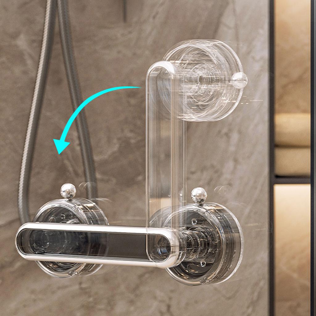 Strong Suction Glass Door Handle for Bathrooms Kitchens and Balconies Removable and Reusable