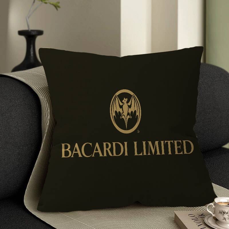 

B-Bacardis Rum Pillow Gifts Home Office Furnishings Bedroom Sofa Car Cushion Cover Case 45x45cm 12x12Inch